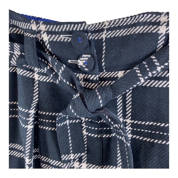 Vintage AE Y2K School Girl plaid ultra mini wool blend skirt Size 12 - Picture 2 of 10